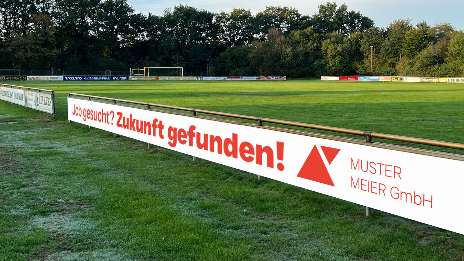 Personalsuche auf dem Sportplatz