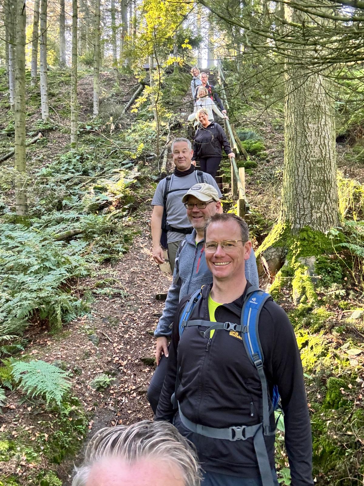 Wanderfreunde unterwegs in der Region
