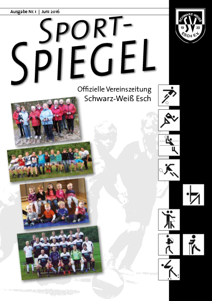 Titelseite Sportspiegel Sommer 2016