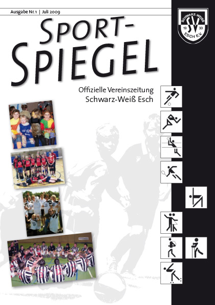 Titelseite Sportspiegel Sommer 2009