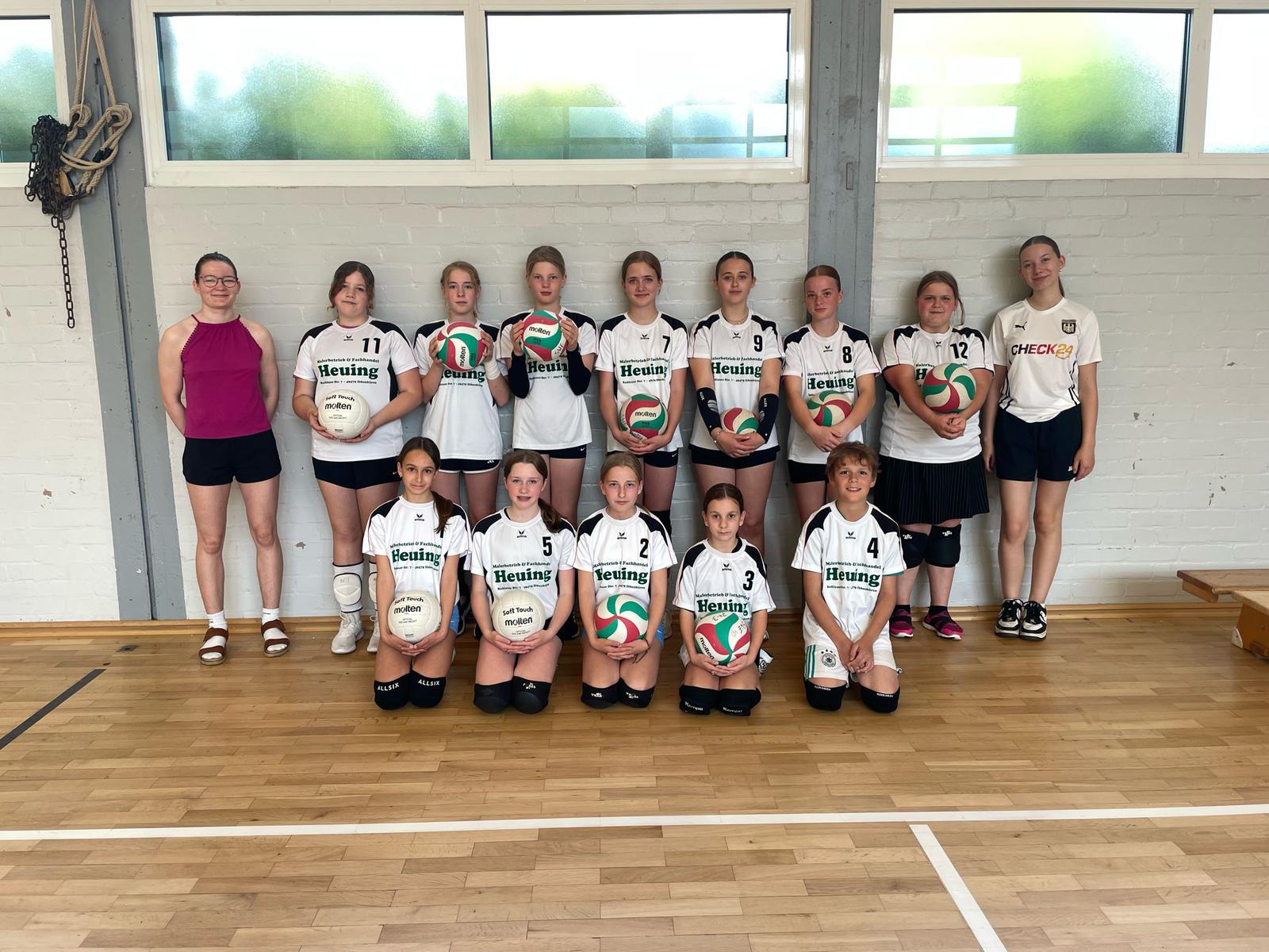 Mannschaftsfoto Volleyball C-Jugend