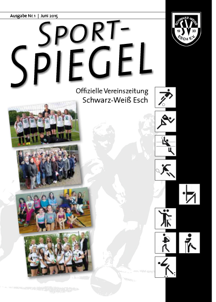 Titelseite Sportspiegel Sommer 2015