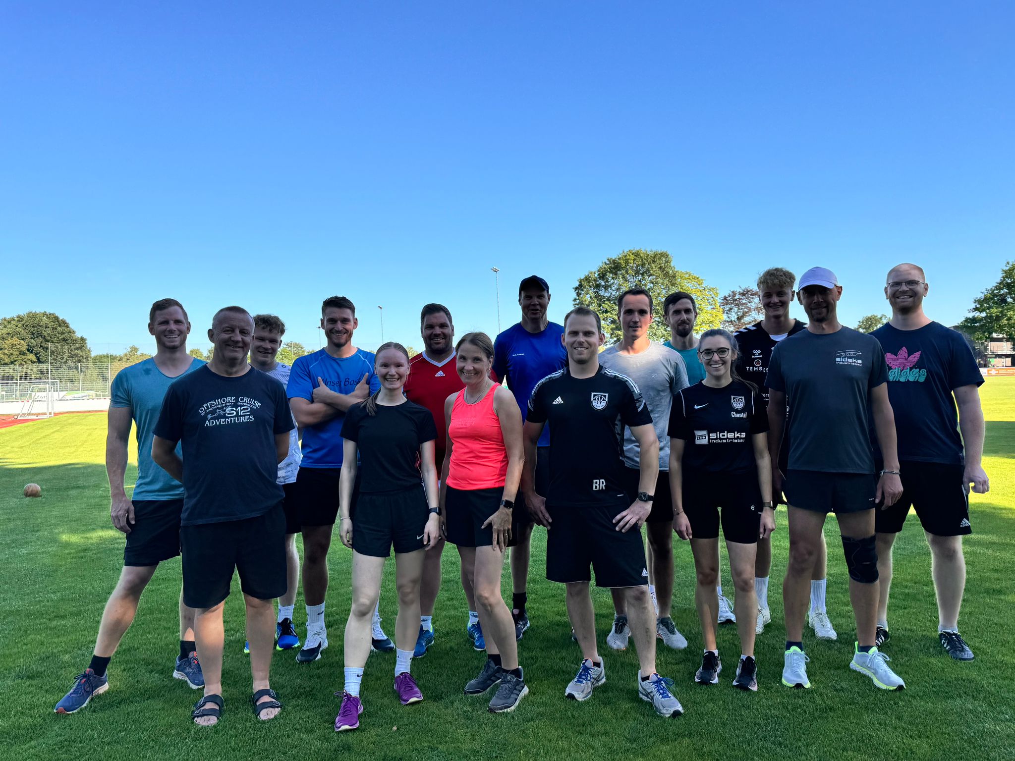 Teilnehmende beim Sportabzeichen