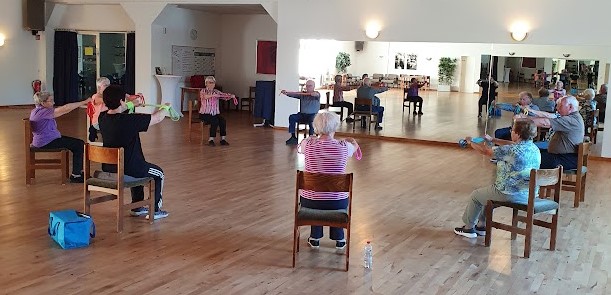 Teilnehmende beim Reha-Kurs