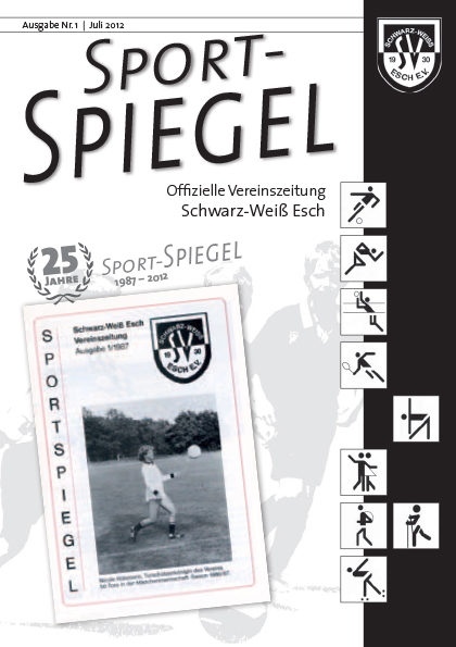Titelseite Sportspiegel Sommer 2012