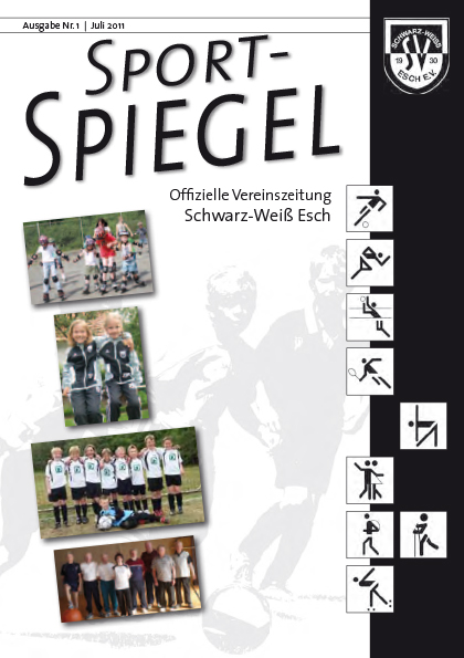 Titelseite Sportspiegel Sommer 2011